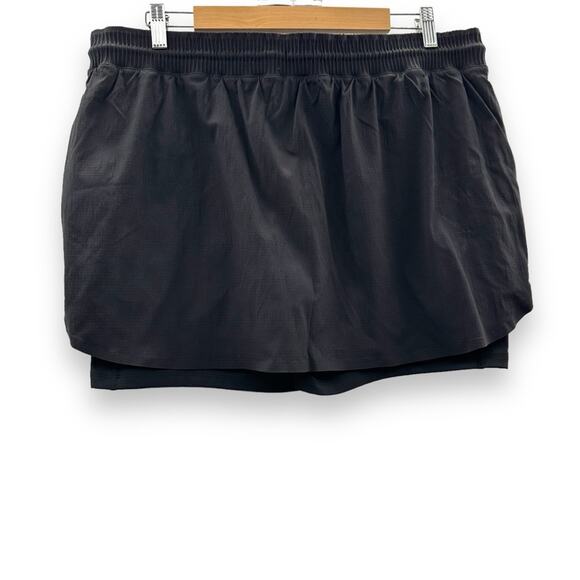 Athleta Trekkie Jupe Skort in Black Size 16 Plus NEW - Picture 4 of 10